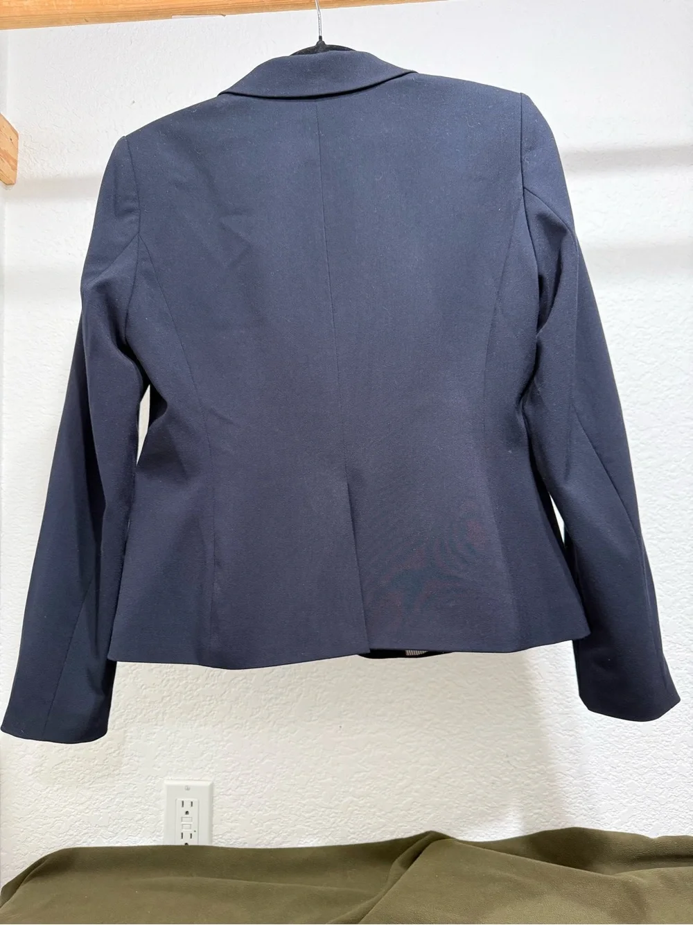 Calvin Klein Women's Dark Navy Single-Breasted Blazer
